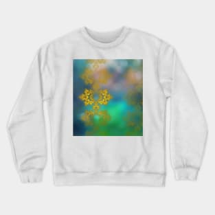 Gold lace decoration Crewneck Sweatshirt